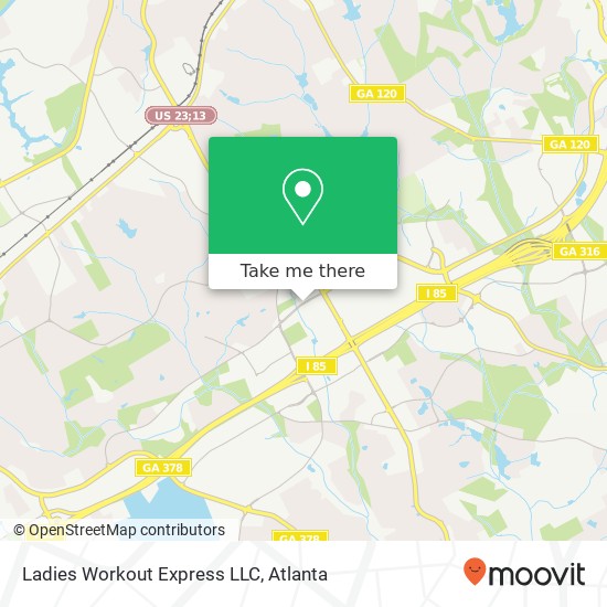 Mapa de Ladies Workout Express LLC