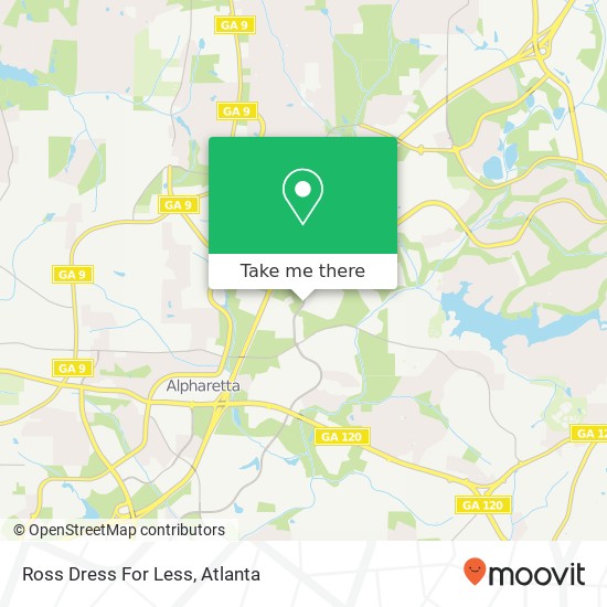 Ross Dress For Less map