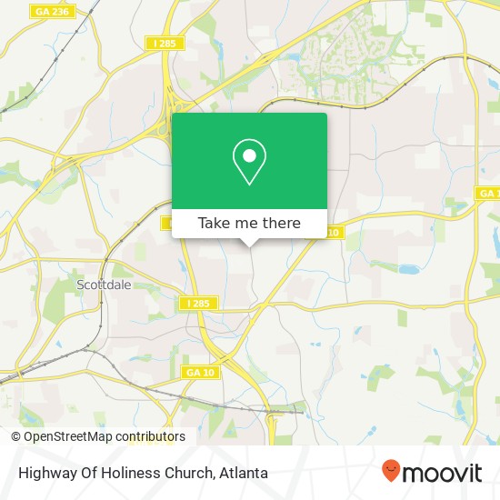 Mapa de Highway Of Holiness Church