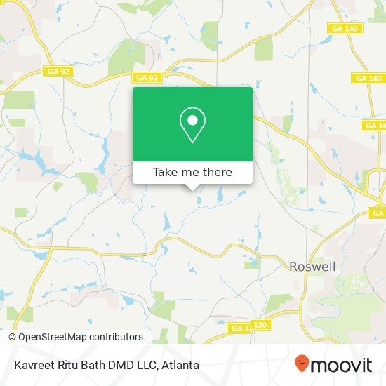 Kavreet Ritu Bath DMD LLC map