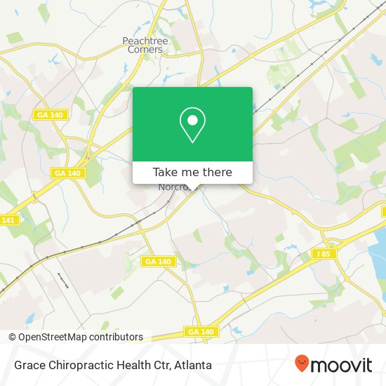 Mapa de Grace Chiropractic Health Ctr