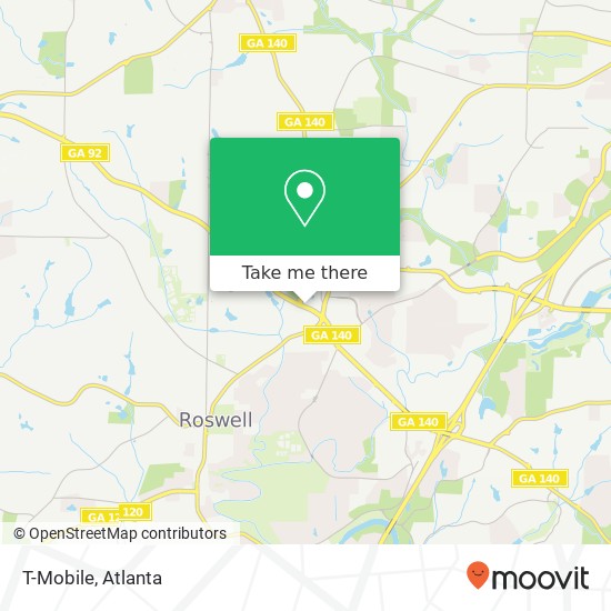 Mapa de T-Mobile