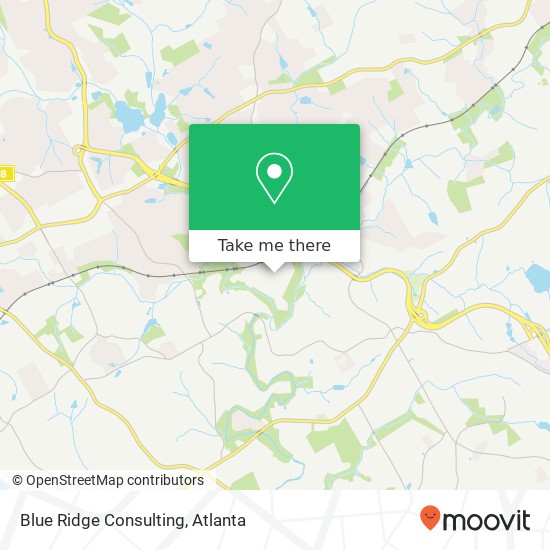 Blue Ridge Consulting map