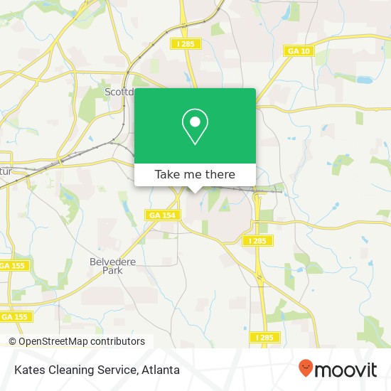 Kates Cleaning Service map