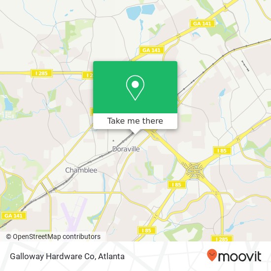 Mapa de Galloway Hardware Co