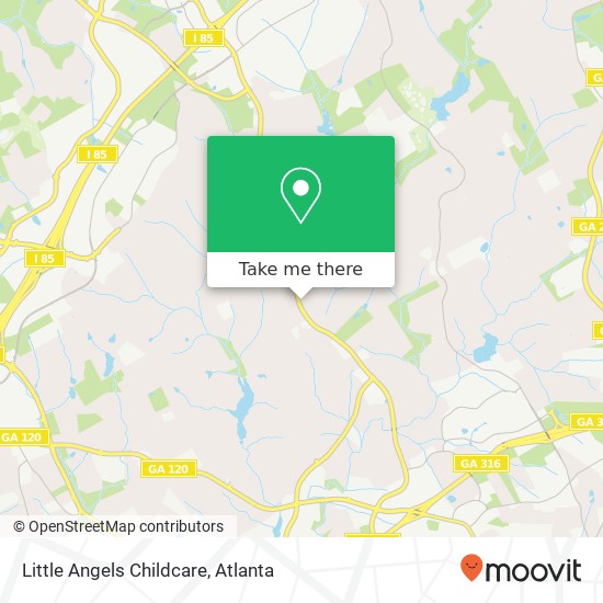 Little Angels Childcare map