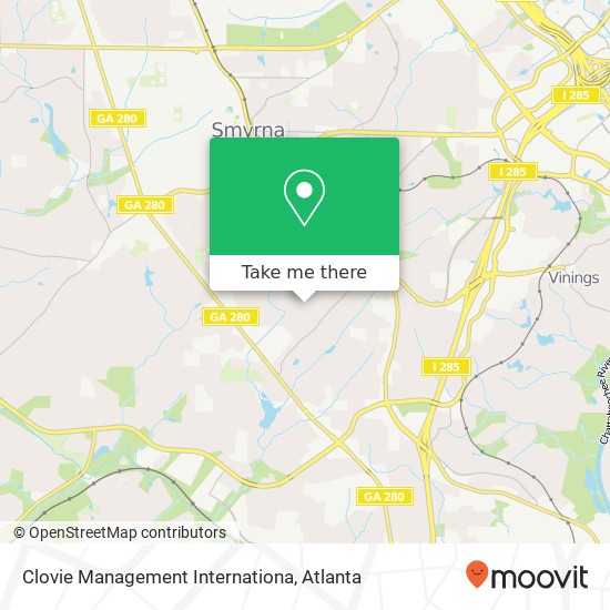 Mapa de Clovie Management Internationa