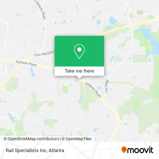 Rail Specialists Inc map