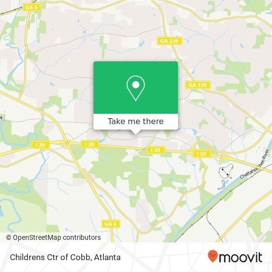 Mapa de Childrens Ctr of Cobb