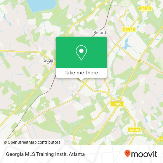 Georgia MLS Training Instit map