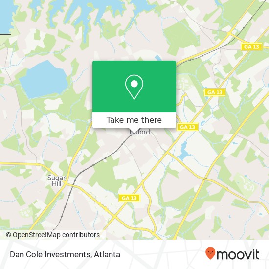 Dan Cole Investments map