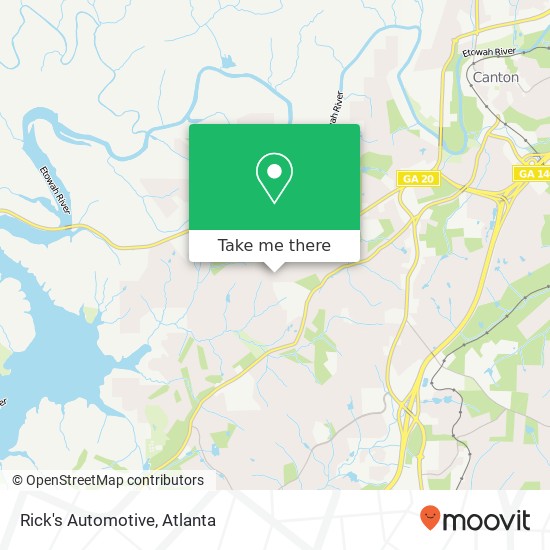 Mapa de Rick's Automotive