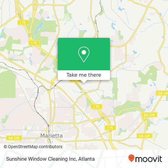 Mapa de Sunshine Window Cleaning Inc