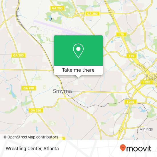 Wrestling Center map