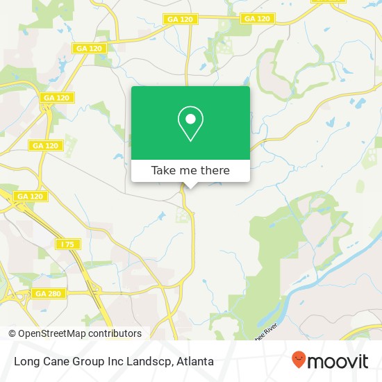 Long Cane Group Inc Landscp map