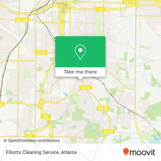 Mapa de Elliotts Cleaning Service