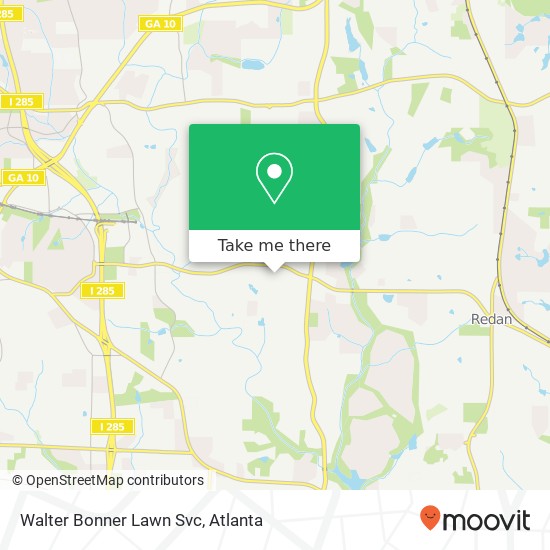 Mapa de Walter Bonner Lawn Svc