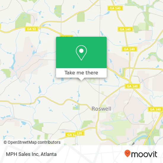 MPH Sales Inc map