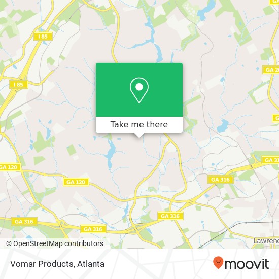 Vomar Products map