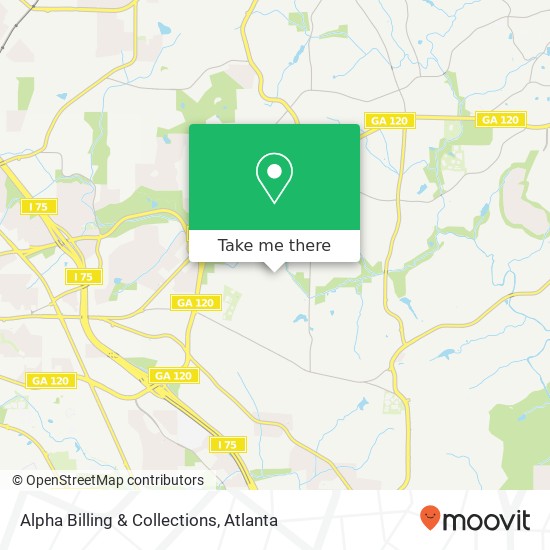 Mapa de Alpha Billing & Collections