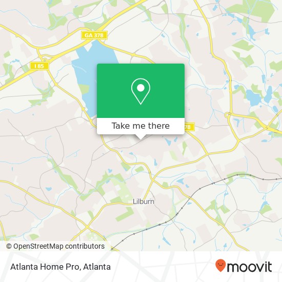 Atlanta Home Pro map