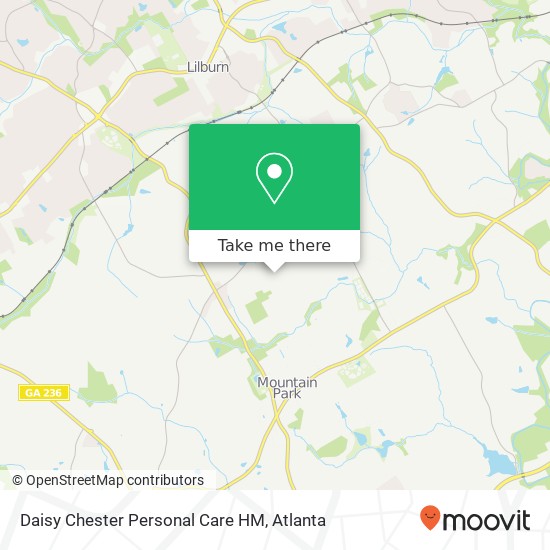 Daisy Chester Personal Care HM map