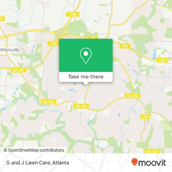 G and J Lawn Care map