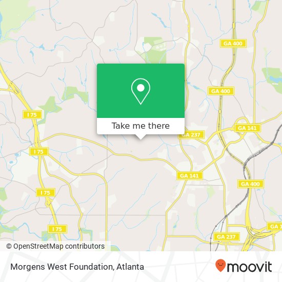 Morgens West Foundation map