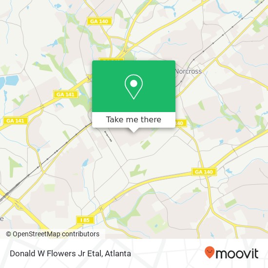 Donald W Flowers Jr Etal map