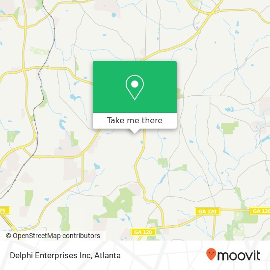 Delphi Enterprises Inc map