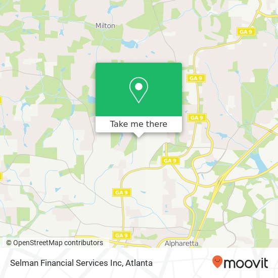 Selman Financial Services Inc map