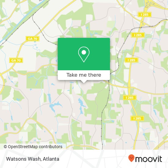 Watsons Wash map