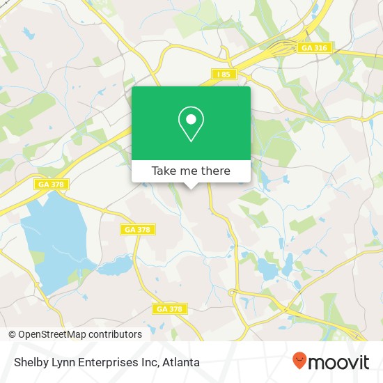 Mapa de Shelby Lynn Enterprises Inc