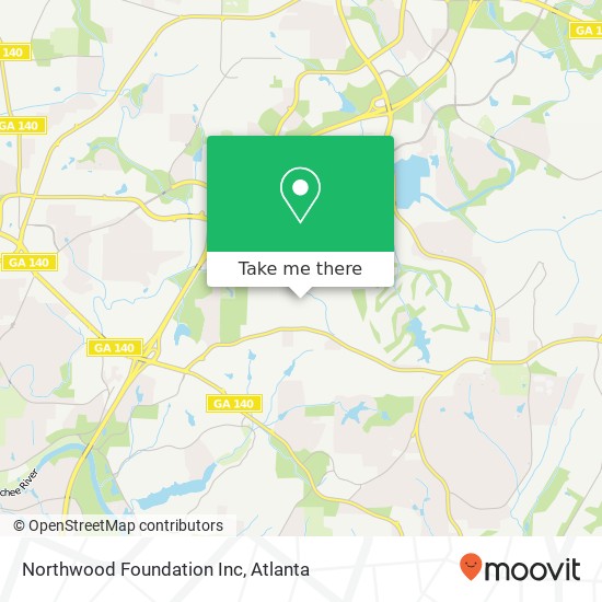 Mapa de Northwood Foundation Inc