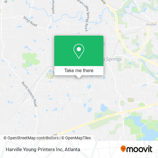 Mapa de Harville Young Printers Inc