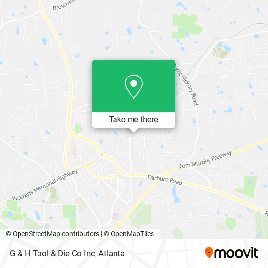 Mapa de G & H Tool & Die Co Inc