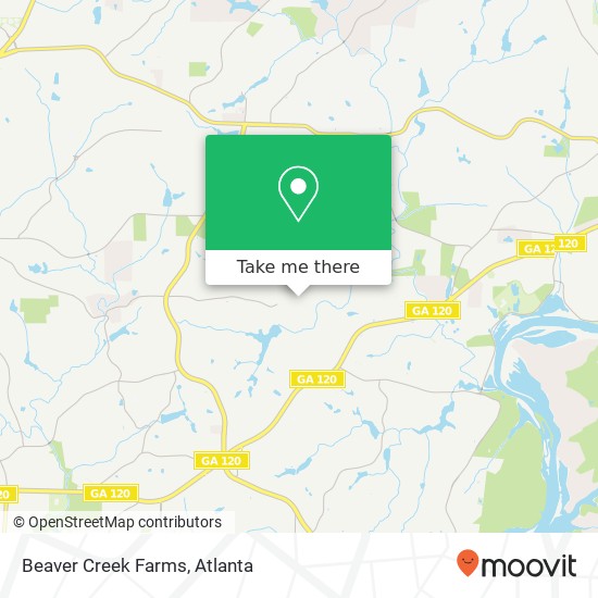 Beaver Creek Farms map