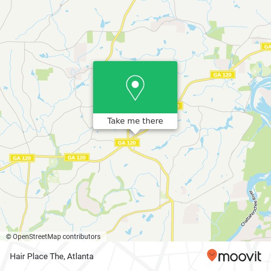 Hair Place The map