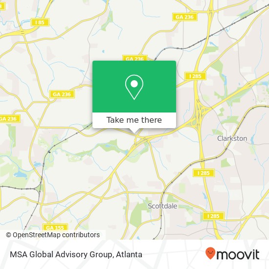 MSA Global Advisory Group map