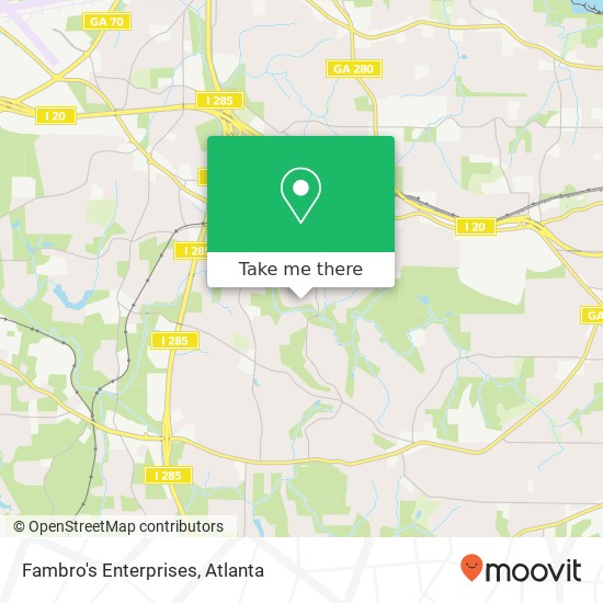 Fambro's Enterprises map