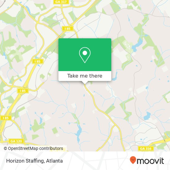 Horizon Staffing map