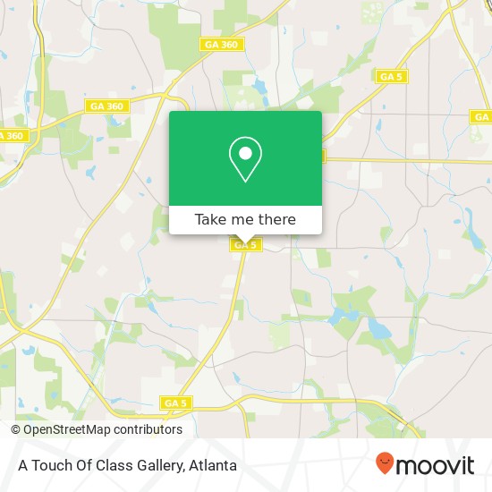 A Touch Of Class Gallery map