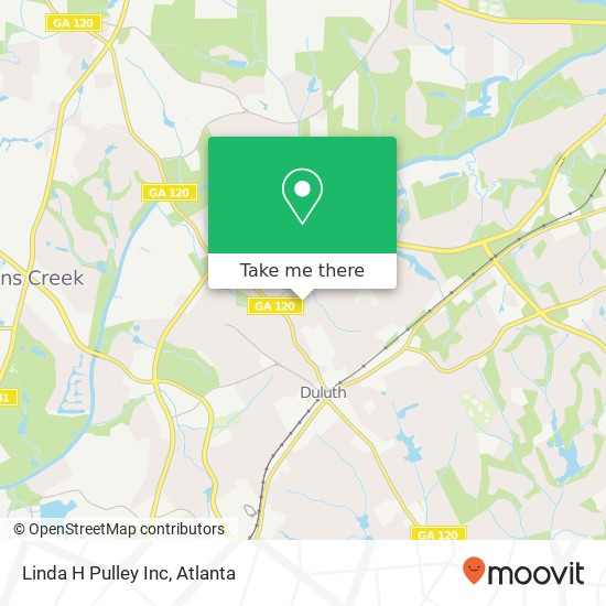 Linda H Pulley Inc map