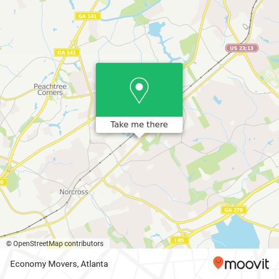 Economy Movers map