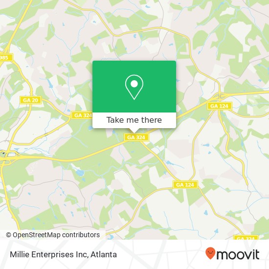 Millie Enterprises Inc map