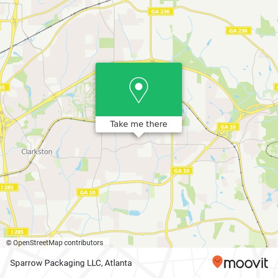 Sparrow Packaging LLC map