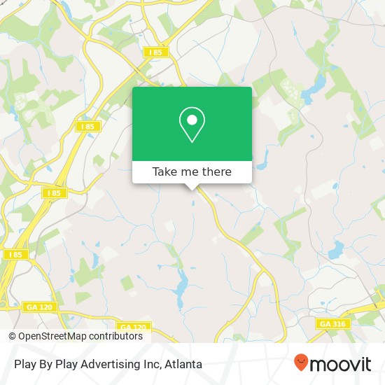 Play By Play Advertising Inc map