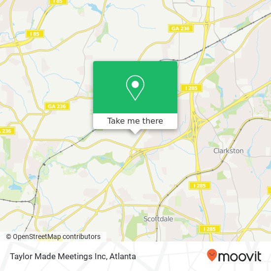 Mapa de Taylor Made Meetings Inc