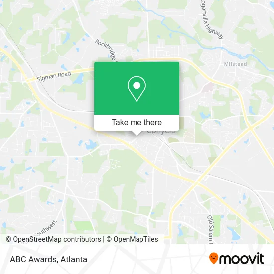 ABC Awards map