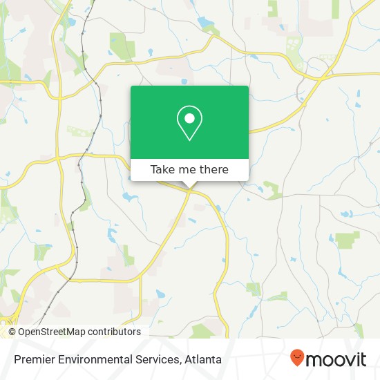 Premier Environmental Services map